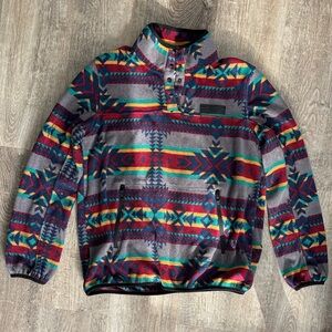 Kavu Multicolor Geometric Pullover